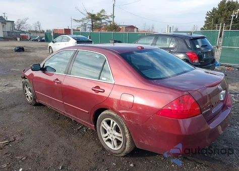 2006 Honda Accord 2.4 Ex из США, поврежденный, VIN 1HGCM56806A035539